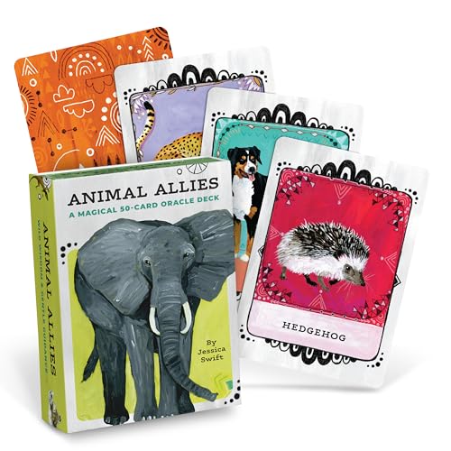 Knock Knock Em & Friends Animal Allies: A Magical 50-Card Oracle Deck With Guidebook