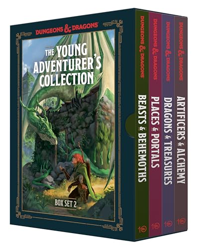 The Young Adventurer'S Collection Box Set 2 (Dungeons & Dragons 4-Book Boxed Set): Beasts & Behemoths, Dragons & Treasures, Places & Portals, Artifice