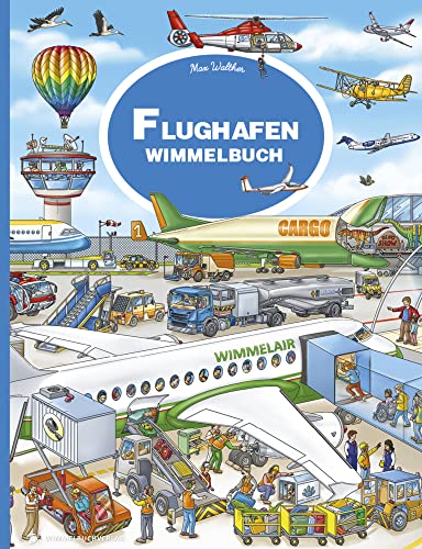 Flughafen Wimmelbuch: Das Große Flugzeug Buch Für Kinder Ab 2 Jahre