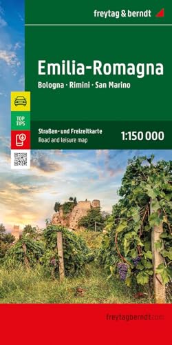 Emilia Romagna 1:150 000: Bologna - Rimini - San Marino, Mit Infoguide, Top Tips: 0622