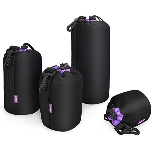 Caden Kit Di 4 Custodie Per Obiettivi
