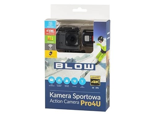 Blow 78-538# Action Sports Camera 4K Ultra Hd Cmos 16 Mp Wi-Fi 58 G (78-538#)