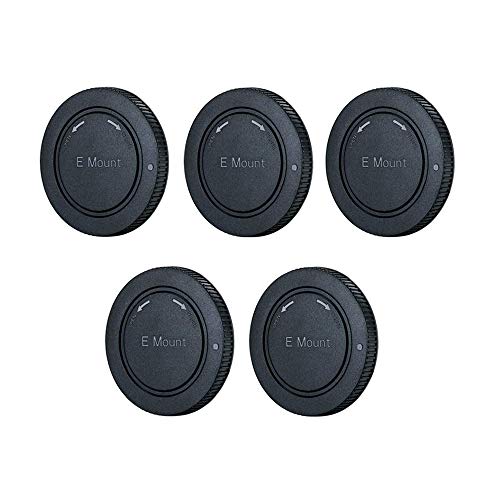 Jjc Copriobiettivo Per Corpo Fotocamera Copriobiettivo Di Ricambio Per Corpo Fotocamere Con Attacco Sony E – Rimpiazzo Di Sony Alc-B1Em (5 Pezzo)