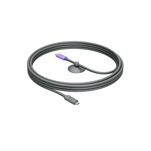 Logitech Cavo Usb Active | Connessione Byod A Cavo Singolo Con Meetup 2 | Accessorio Per Videoconferenze Per Sale Di Piccole Dimensioni - Grafite