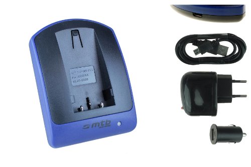 Caricabatteria (Usb/Auto/Corrente) Per Klic-8000 / Kodak Easyshare Z612 Z712 Z1012 Z1015 Z1085, Zx1.. / Ricoh Db-50.. V. Lista
