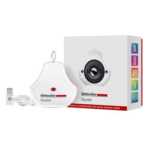Datacolor Spyder - Calibratore Di Monitor Per Foto, Contenuti Online E Design Digitali, Intuitivo, Garantisce Precisione E Coerenza Del Colore - Per P
