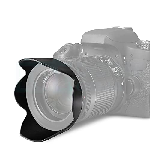 Bindpo Paraluce Ew-73C, Sostituzione Copertura Parasole Antipioggia Di Obiettivo Fotocamera 67Mm Per Ef-S 10-18Mm F/4.5-5.6 Is Stm
