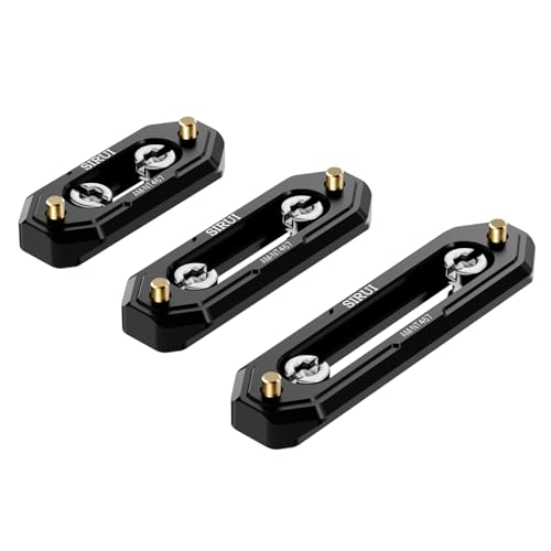 Sirui Set Di Guide Nato Da 3 Pezzi, Guide Nato Lunghe Da 48Mm, 60Mm E 75Mm, Con Spille Di Sicurezza E Viti Da 1/4" Per Morsetto Nato Maniglia Superior
