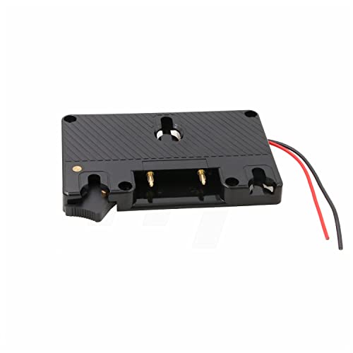 Hangton Gold Mount Batteria Piastra Staffa Alimentatore Uscita D-Tap Compatibile Per Anton Bauer Panasonic Battery