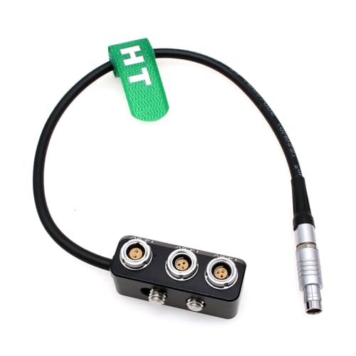 Hangton Power Splitter Cable Box Rs 3 Pin Maschio A 1 X 0B 2-Pin 2 X Fischer Rs 3 Pin Femmina