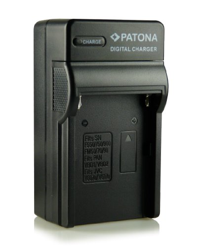 Patona 3In1 Caricatore Per Np-Fm50 Np-Fm55H Np-Fm70 Np-Qm51 Np-Qm71 Np-Fm500H Np-F970 F960 F950 F930 F750 F550 Batterie
