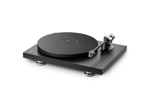 Pro-Ject Debut Pro B, Giradischi Hi-Fi True Balanced Con Braccio Monoblocco In Carbonio-Alluminio Da 8,6" E Cartuccia Pick It Pro B Pre-Regolata, Nero