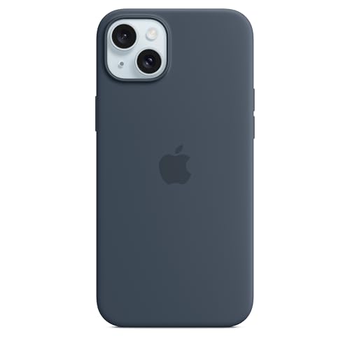Apple Custodia Magsafe In Silicone Per Iphone 15 Plus - Blu Tempesta 