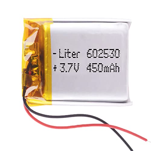 Batteria 602530 Lipo 3.7V 450Mah 1.665Wh 1S 5C Liter Energy Battery Per L'Elettronica Ricaricabile Telefono Portatile Smartwatch Orologio Gps - Non Ad