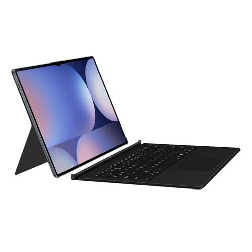 Samsung Book Cover Keyboard Custodia Per Tablet Con Tastiera Retroilluminata Per Galaxy Tab S9 Ultra | Tab S10 Ultra, Nero
