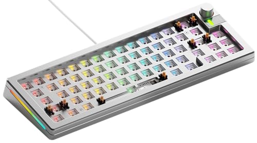 Glorious Gaming Gmmk 3 Pro Barebones Kit Tastiera Personalizzabile, Guarnizioni E Scocca In Alluminio Modulari, 65% Hot Swap, Schiuma Smorzante, Piast