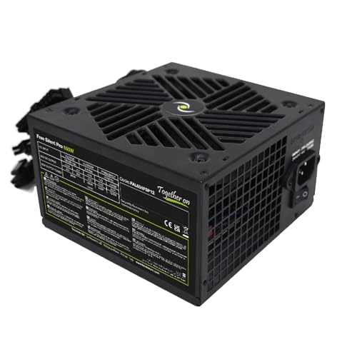 Tecnoware Alimentatore Free Silent Pro 650 Per Pc Evoluti Con Scheda Grafica Nvidia Geforce Gtx - Rtx, Ventola Silenziosa, Connettori Pci-E, Cpu 4+4,