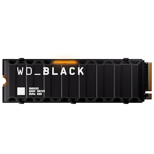 Wd_Black Sn850X 8Tb Interno Ssd, M.2 2280 Nvme Ssd Con Dissipatore Di Calore, Con Velocità Fino A 7200 Mb/S Lettura, 6600 Mb/S In Scrittura, Ssd Ad Al