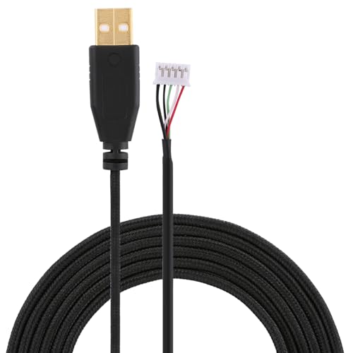 Ashata Cavo Per Mouse Usb, Cavi Per Computer Di Ricambio Da 2,2 M Linea Mouse Usb Per Razer Naga 2014 Linea 14