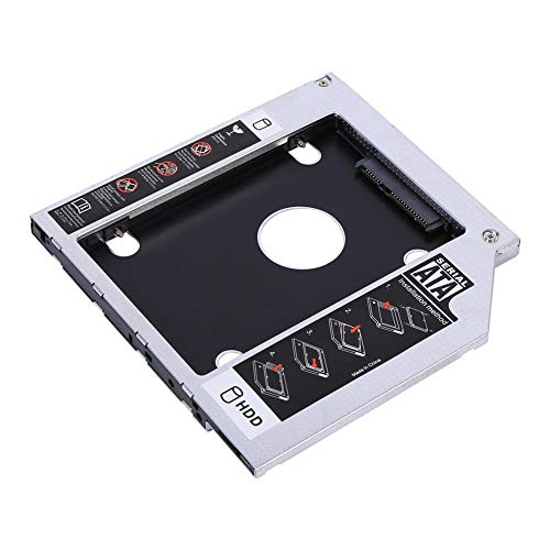 Hdd Caddy Hard Drive, Alluminio Da 9.5 Mm Sata Hdd Ssd Enclosure Hard Disk Bay Caddy Adattatore Dvd Ottico Per Laptop