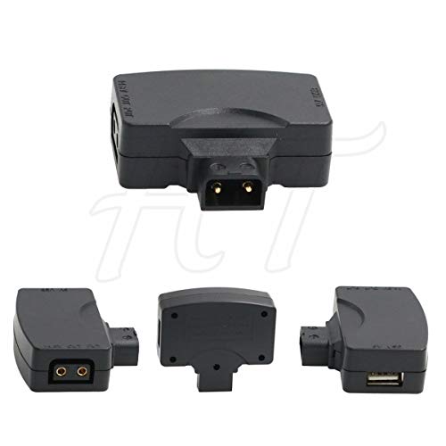 Adattatore Convertitore Di Potenza Usb D-Tap, 14,8 V P-Tap Maschio A 5 V Usb Femmina + 14,8 V D-Tap Femmina Per Anton Bauer V-Mount Gold Mount Batteri