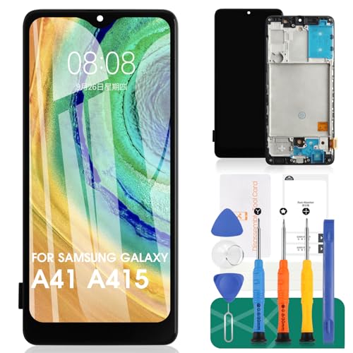 Per Samsung Galaxy A41 Schermo Lcd Per Samsung A41 Sostituzione Dello Schermo A415 Display Lcd Sm-A415F/Dsn Touch Digitizer Assembly Sm-A415F Riparazi