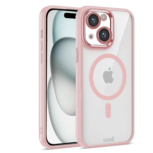Cool Cover Iphone 15 Magnetico Bordo Rosa