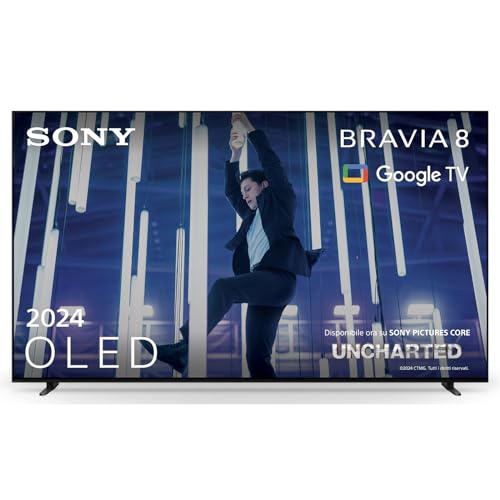 Sony Bravia 8 Oled 55 Pollici 4K Hdr Google Smart Tv (2024) | Gaming Menu Per Playstation 5, Imax Enhanced, Dolby Vision Atmos, Chromecast, Airplay, 1