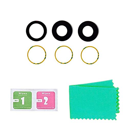 2 Pezzi Lente Glass Vetro Camera Posteriore Di Ricambio Compatibile Con Iphone 11 Pro, 11 Pro Max Con Adesivo Sostituzione Obiettivo