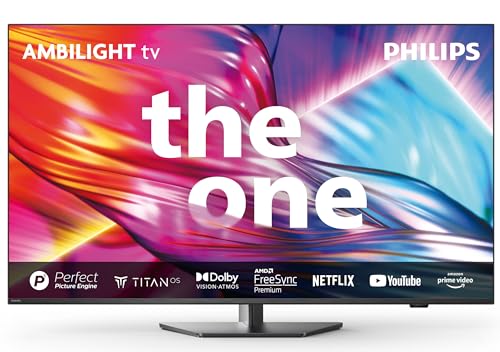 Philips Ambilight 50Pus8919 4K Led Smart Tv - Display 50’’ Con Piattaforma Titan Os Pixel Precise Ultra Hd E Dolby Atmos Sound, Funziona Con Alexa E G