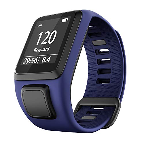 Shieranlee Compatibile Per Tomtom Watch, Silicone Waterproof Breathable Sport Silicone Band Per Tomtom Runner 2/ Runner 3/ Spark/Golfer 2 Sports Gps R
