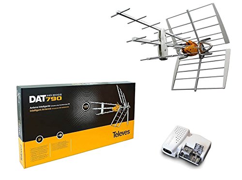 Kit Antenna Tdt Lte 4G (C21-60) 32Db + Alimentatore