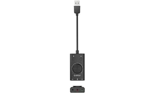 Orico Scheda Audio Esterna Usb 2.0 Multifunzione, 10 Cm