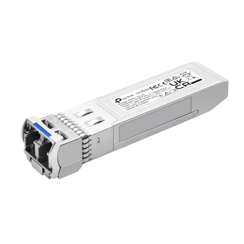 Tp-Link Ricetrasmettitore Lc Omada 25G Base-Lr Sfp28, Ricetrasmettitore Lc Monomodale Sfp+/Sfp28, Trasmette Dati Fino A 10 Km A 25,78 Gbps, Supporto D