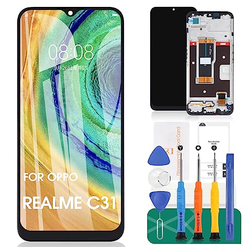Per Oppo Realme C31 2022 Sostituzione Dello Schermo Per Realme C31 Display Lcd Per Realme C31 Touch Screen Digitizer Rmx3501 Kit Di Parti Di Riparazio