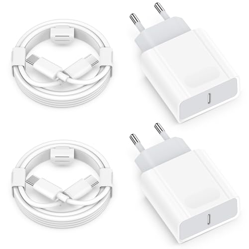 Caricatore Usb C, Caricabatterie Rapido Replacement For Iphone 16/16 Pro/16 Pro Max/16 Plus/15, 25W Usb C Charger Con 2M Cavo Wiomeog Adattatore Spino