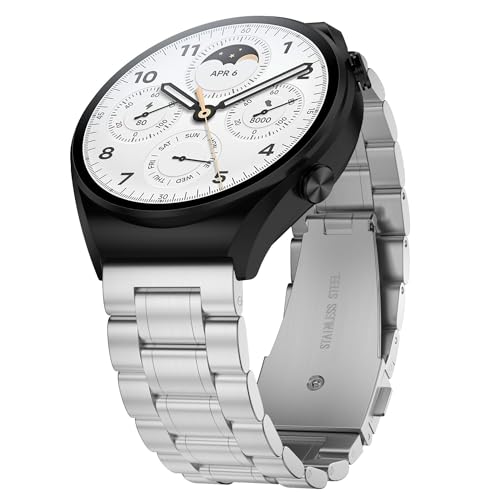 Suuira Cinturino Compatibile Con Xiaomi Watch S2 / S1 / S1 Active / S1 Pro, Elegante E Classico Cinturino In Metallo Compatibile Con Xiaomi Mi Watch C