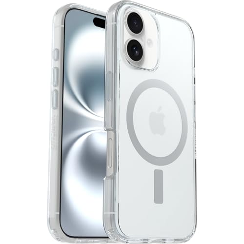Otterbox Cover Per Iphone 16 Symmetry Seires Clear Magsafe, Resistente A Shock E Cadute Fino; Sottile, Testata 3X Norme Mil-Std 810G, Trasparente