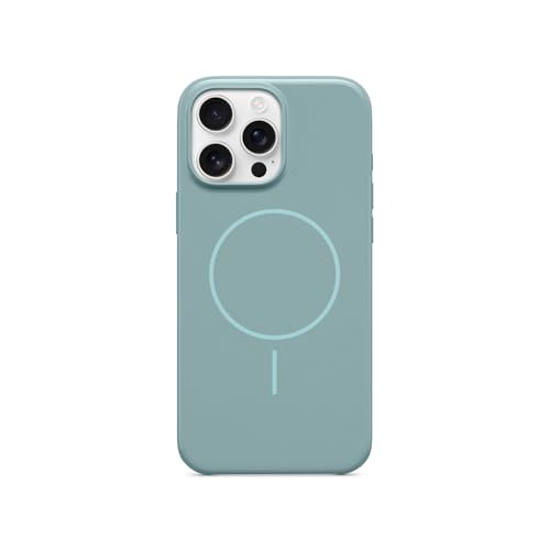 Custodia Beats Per Iphone 16 Pro Max - Custodia Protettiva Magsafe, Resistente Ai Graffi, Sottile, Fodera In Microfibra - Blu Turchese