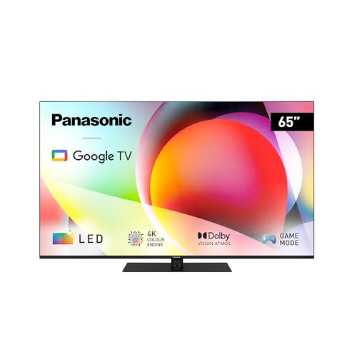 Panasonic Tn-65W70Aez, Serie W70 65 Inch 4K Ultra Hd Led Smart Tv, 2024, Google Assistant, Chromecast, Dolby Vision & Atmos, Game Mode, Bluetooth, Per