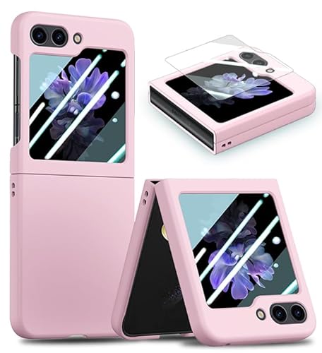 Mojia Cover Per Samsung Galaxy Z Flip6 (Z Flip 6), Custodia Ultra Sottile E Dal Tocco Setoso, Anti Caduta E Anti Graffio, Con Pellicola Protettiva In