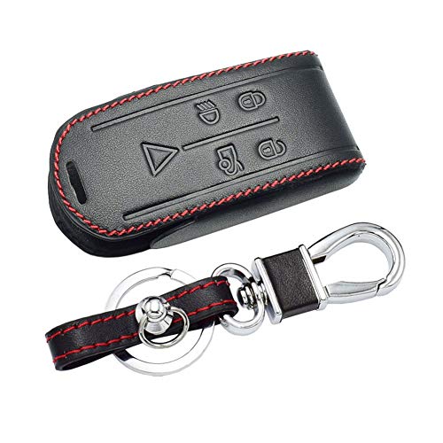 Happyit Custodia In Pelle Per Chiave Auto Portachiavi Per Jaguar Xk Xf Xj8 Xk8 Xrr 2007-2022