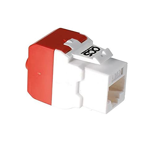Presa Ccs Cat.6A 10G.Exe Rj45 Utp Bianca Easy Crim