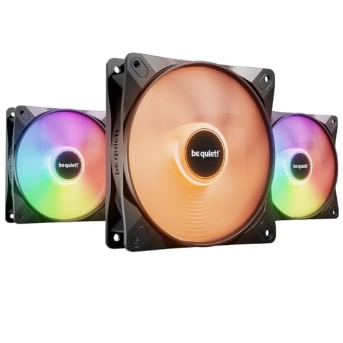 Be Quiet! Light Wings Lx Bl121 - Ventola Pwm Per Case Pc, Confezione Da 3, 120 Mm, Colore: Nero
