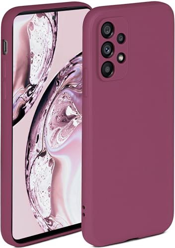 Oneflow Cover Morbida, Compatibile Con Samsung Galaxy A53 5G, In Silicone, Bordo Rialzato Per La Protezione Dello Schermo, A Doppio Strato, Colore: Pr