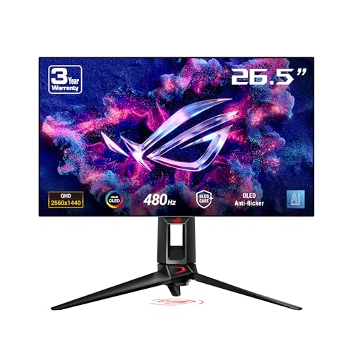 Asus Rog Swift Pg27Aqdp 67.32Cm (16:9) Wqhd Hdmi Dp
