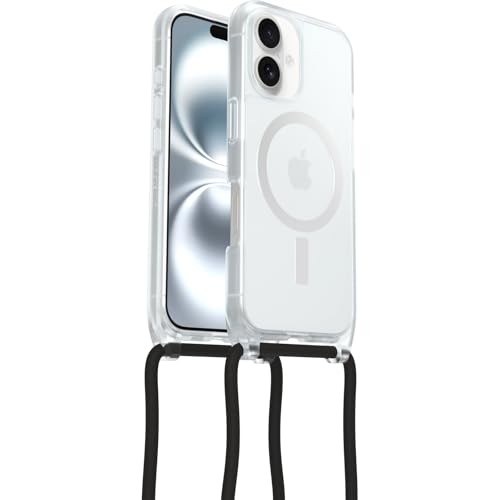 Otterbox Cover React Series Necklace Magsafe Per Iphone 16, Resistente A Shock Con Cordino A Collana, Adattabile E Intercambiabile, Testata A Norme Mi
