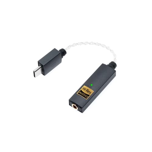 Ifi Go Link - Dac E Amplificatore - Adattatore Da Usb-C A 3,5 Mm - Migliora Il Suono Di Qualsiasi Dispositivo - Presa Da 3,5 Mm Placcata Oro - Cavo Fl