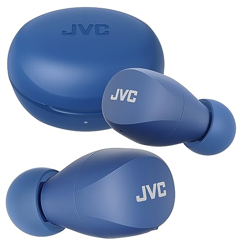 Jvc Ha-A6T Gumy Mini Auricolari Bluetooth Wireless, Batteria 23 Ore, Ricarica Rapida, Controllo Touch, Ipx4 (Blu)