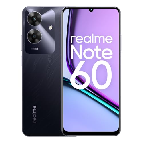 Realme Note 60 Smartphone 6+128 Gb, Garanzia Di Fluidità Armorshell Di 48 Mesi, Fotocamera Super Clear Da 32 Mp, Display Eye Comfort, Da 90 Hz Batteri